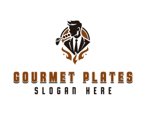 Asian Gourmet Skewers logo design