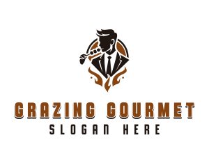 Asian Gourmet Skewers logo design