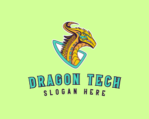 Dragon Gaming Character logo