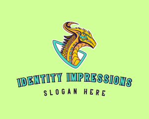 Dragon Gaming Character logo