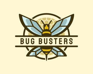 Bumblebee Wasp Insect logo design