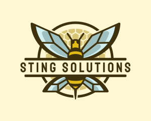 Bumblebee Wasp Insect logo design