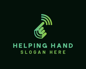 Green Hand Signal logo