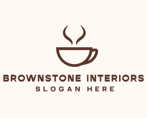 Brown Cup Coffee logo design