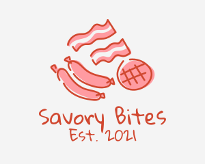 Pork Bacon Sausage  logo