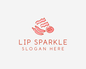 Pork Bacon Sausage Deli logo design