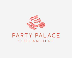 Pork Bacon Sausage Deli logo design