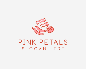 Pork Bacon Sausage Deli logo design