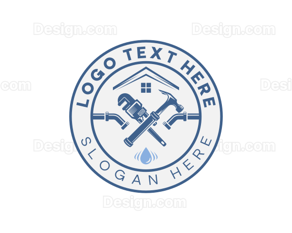 Plumbing Pipe Repair Logo