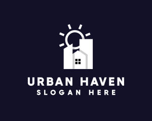 Sun Urban City Housing logo design