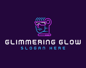 Neon VR Tech logo design