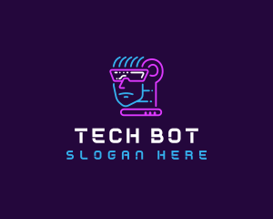 Neon VR Tech logo design