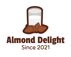 Almond Milk Glass logo