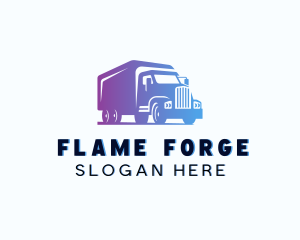 Transportation Truck Delivery Logo