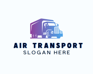 Transportation Truck Delivery logo design