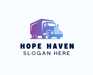 Transportation Truck Delivery logo