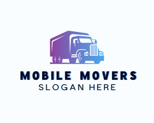 Transportation Truck Delivery logo design