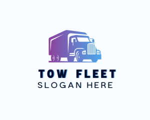 Transportation Truck Delivery logo design