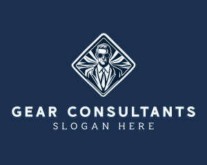 Male Professional Consultant logo design