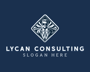 Male Professional Consultant logo design