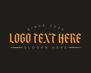 Gothic Streetwear Business logo