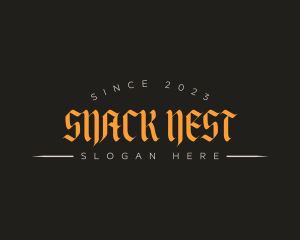 Gothic Streetwear Business logo design