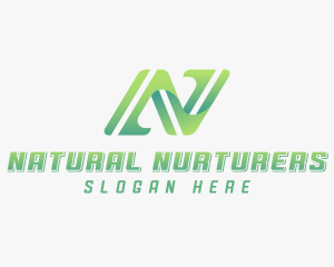 Creative Digital Letter N logo design