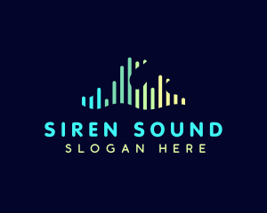 Ocean Sound Wave logo design