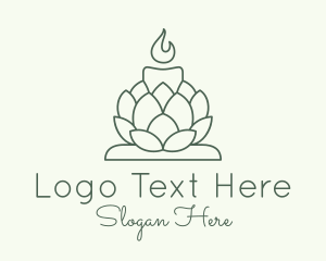 Wellness Floral Candle Holder logo