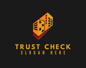 Check Building Developer logo design