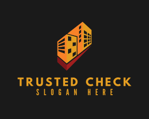 Check Building Developer logo design