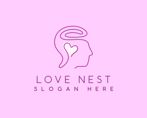 Mental Health Love logo design