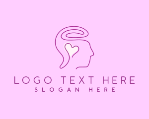 Emotion - Mental Health Love logo design