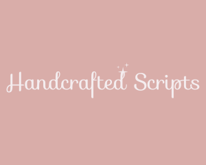 Girly Calligraphy Sparkle logo