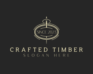 Tailor Needle Thread logo design