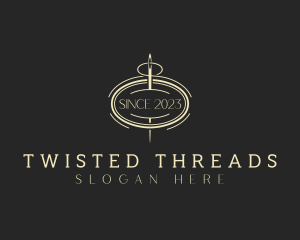 Tailor Needle Thread logo design