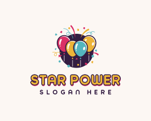 Celebration Birthday Party logo design