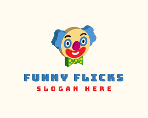 Isometric Clown Face  logo