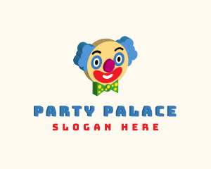 Birthday Clown Party logo design