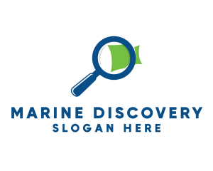 Zoom Magnifying Glass logo design