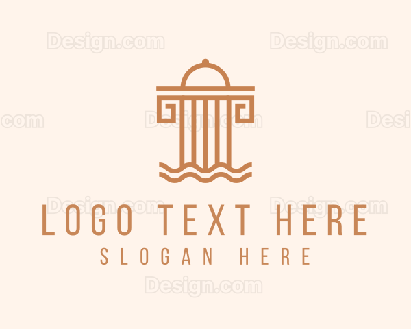 Cloche Column Dining Logo