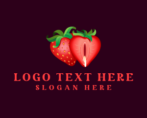 Naughty Seductive Strawberry logo