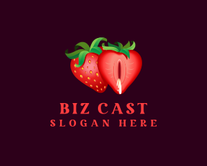 Naughty Seductive Strawberry Logo