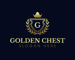 Elegant Crest Shield logo design