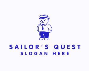 Bear Sailor Uniform logo design