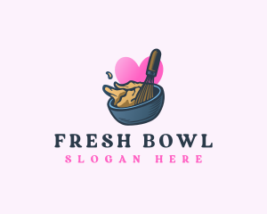 Baking Bowl Whisk logo design