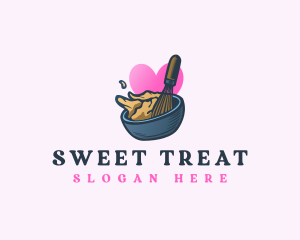 Baking Bowl Whisk logo design