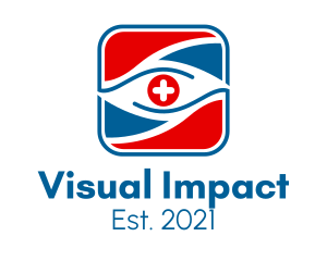 Hospital Medical Eye  logo design