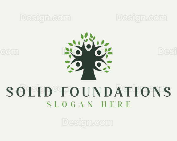 Wellness Spa Tree Logo