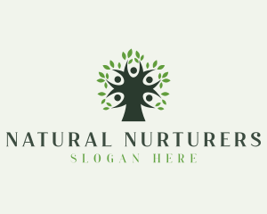 Wellness Spa Tree logo design